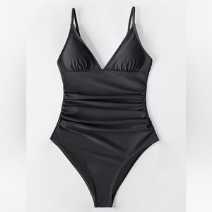 Cupshe Ruched One Piece Swimsuit